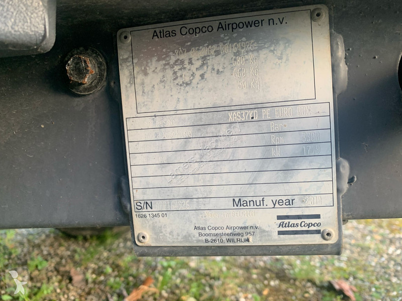 Entreprenørmaskiner Atlas Copco XAS 37 kd NVT
