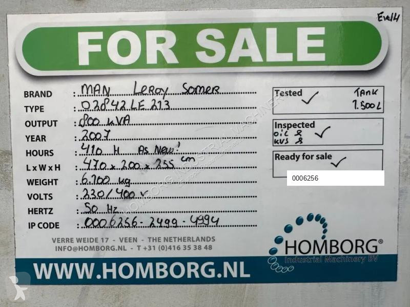 Materiaal voor de bouw MAN MAN D2842 LE 213 met...