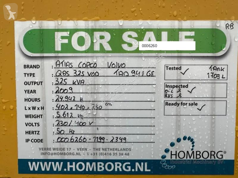 Materiaal voor de bouw Atlas QAS 325 VOD Volvo...