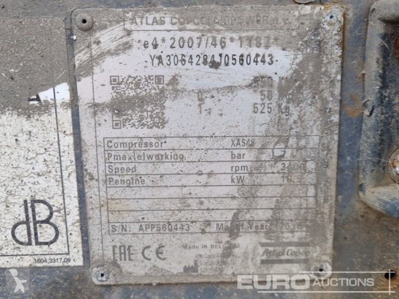 آلة لمواقع البناء Atlas Copco XAS48