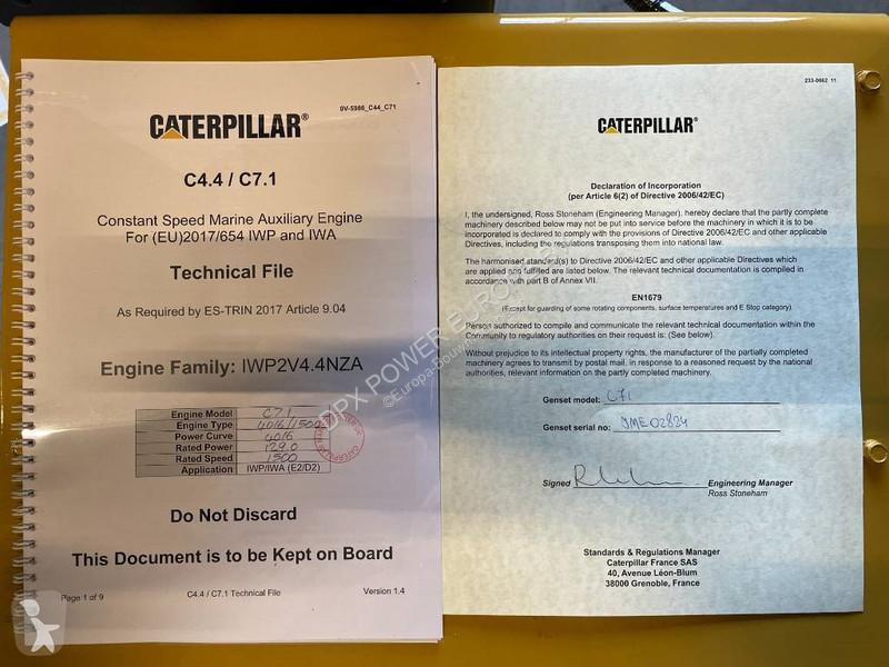 Строительное оборудование Caterpillar C7.1 -...