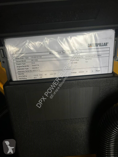 Stavebný stroj Caterpillar DE110E2 - 110 kVA...