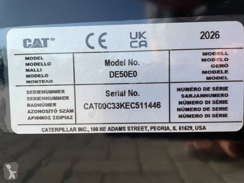 Matériel de chantier Caterpillar DE50E0 - 50...