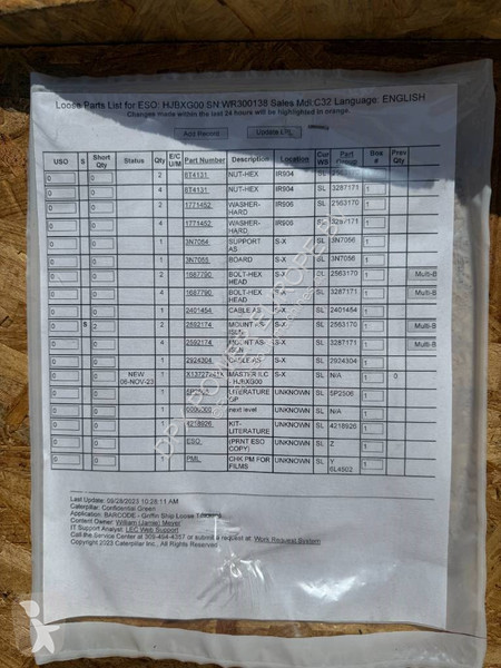 Material de obra Caterpillar C32 - 1.250 kVA...