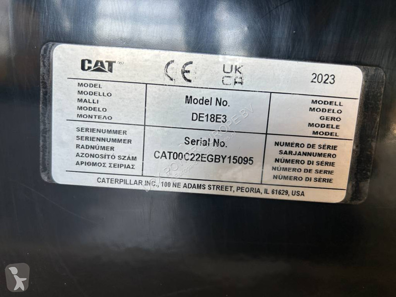 Materiaal voor de bouw Caterpillar DE18E3 - 18...