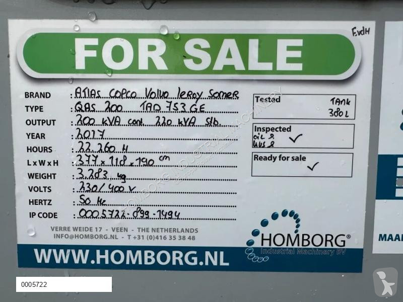 Materiaal voor de bouw Atlas QAS 200 Volvo...