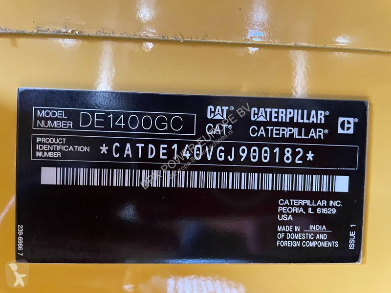 Stavebný stroj Caterpillar DE1400GC - 1400 kVA...
