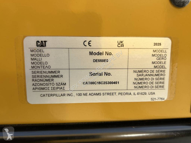 آلة لمواقع البناء Caterpillar DE550E0 - C15 -...