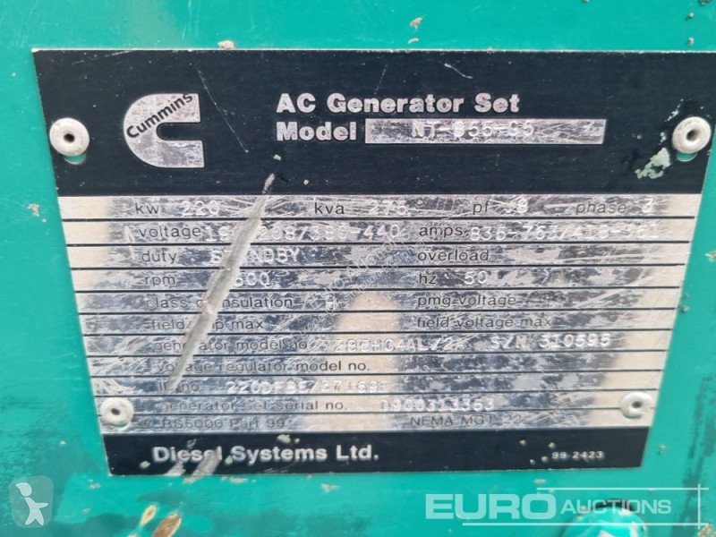 Material de obra  275kVA