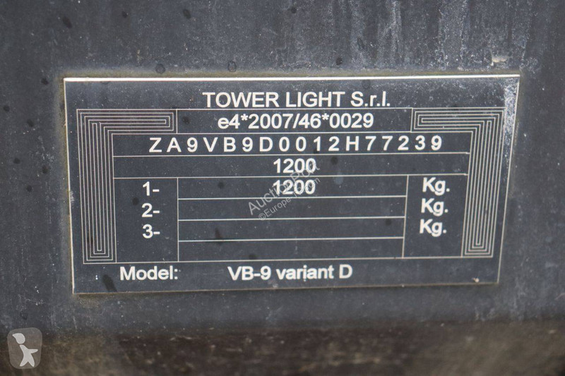 Entreprenørmaskiner Tower Light VB9LR-1451