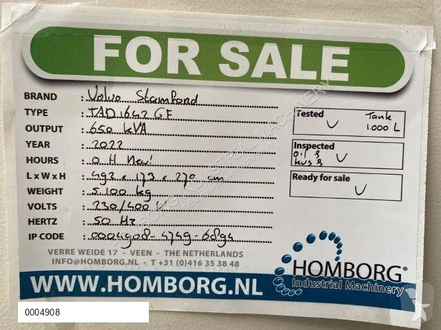 Entreprenørmaskiner Volvo TAD 1642 GE Stamford...