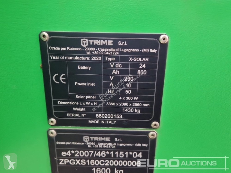 Materiaal voor de bouw  X SOLAR