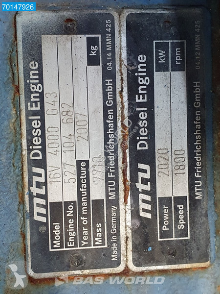 Entreprenørmaskiner SDMO 51.2L70-4P 2600 KVA -...