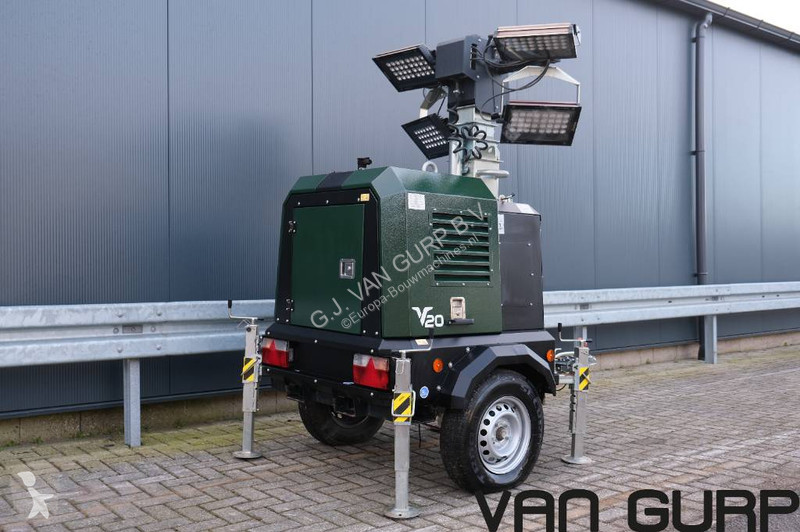 Material de obra Generac V20 4x320W lichtmast...