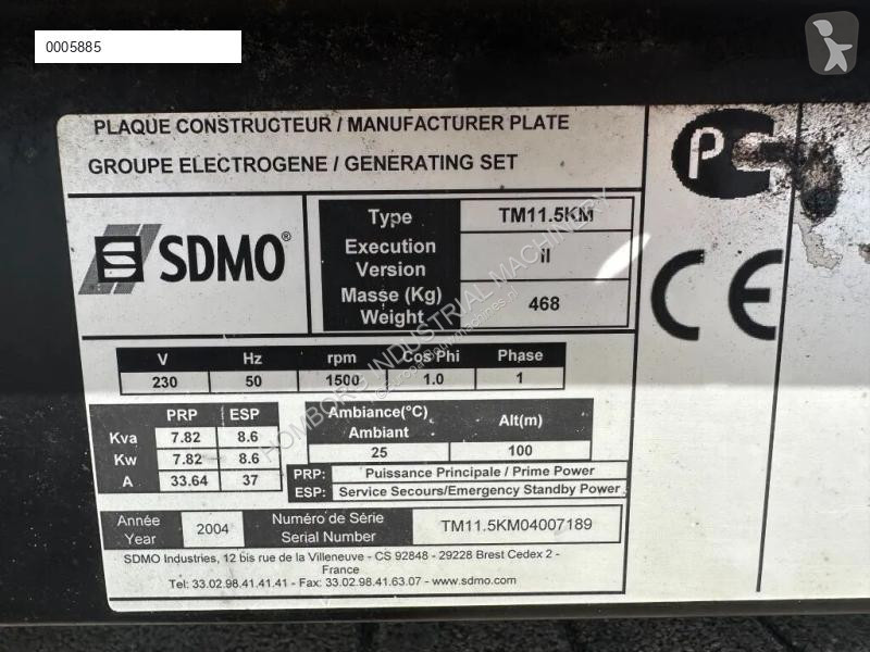 Materiaal voor de bouw SDMO TM11.5KM Mitsubishi...