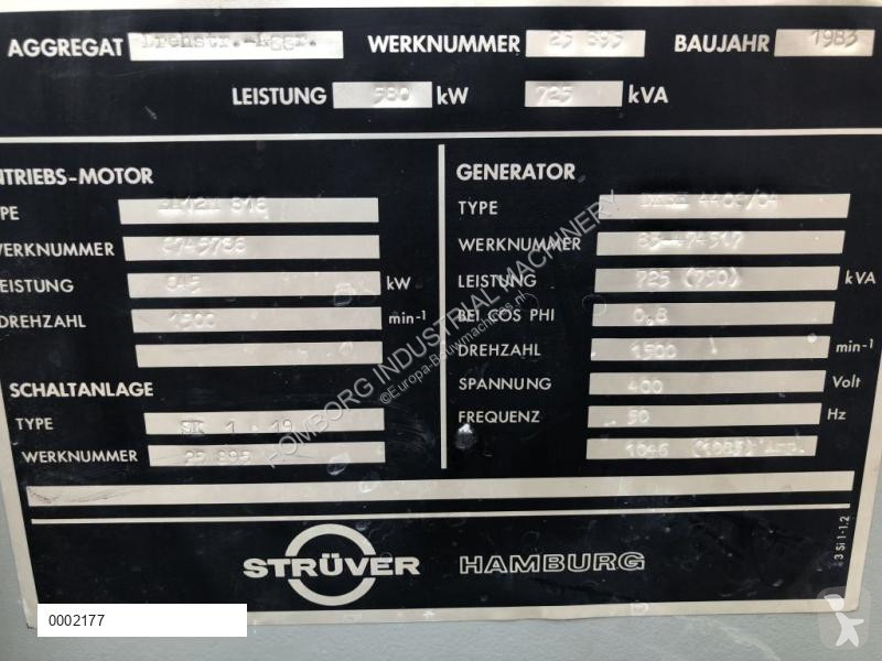 Materiaal voor de bouw AEG 750 kVA dubbel...