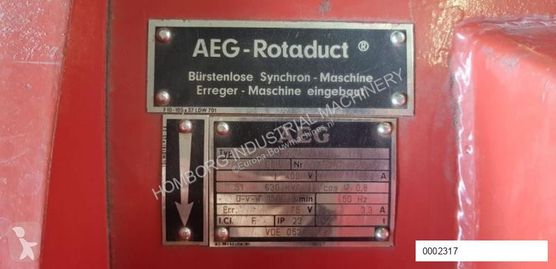 Materiaal voor de bouw AEG 630 kVA...