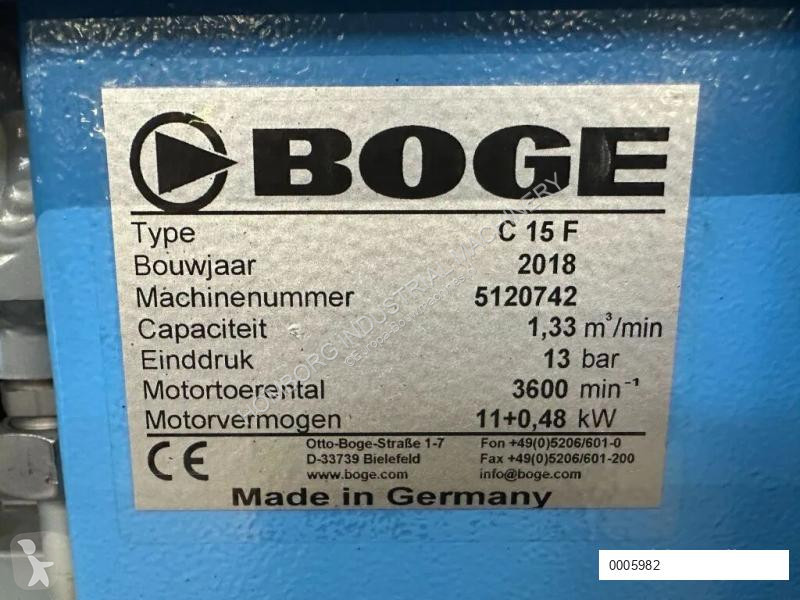 Entreprenørmaskiner Boge C15F - 15 KW...