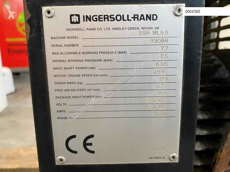 Material de obra Ingersoll rand SSR ML 5.5 SSR...