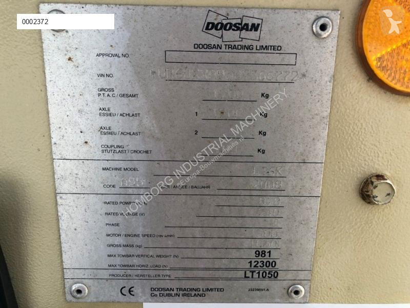 آلة لمواقع البناء Ingersoll rand Kubota LT6K 9...
