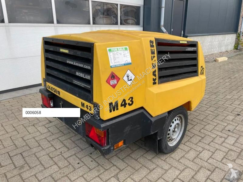 Materiaal voor de bouw Kaeser M43 Kubota 4,3 m3...