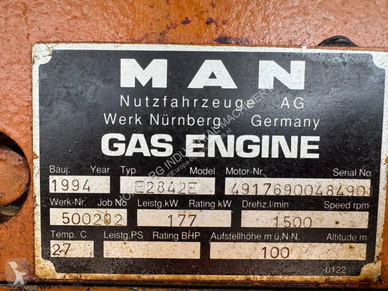 Stavební vybavení MAN E2842E Stamford 295 kVA...