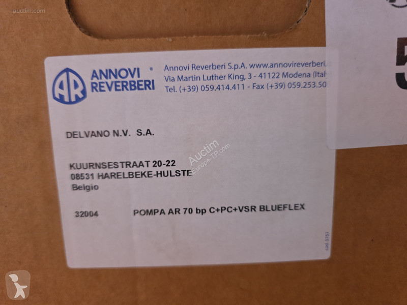 Matériel de chantier Annovi Reverberi pompa ar...