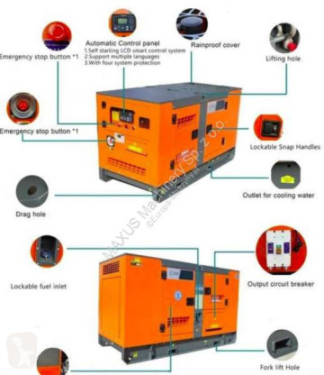 Atlas Copco Agregat prądotwórczy Generator 50 KVA Diesel construction
