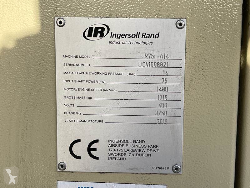Material de obra Ingersoll rand R 75I - A14