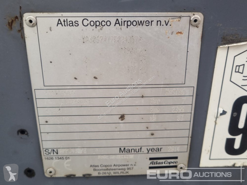 Material de obra Atlas Copco XAS186