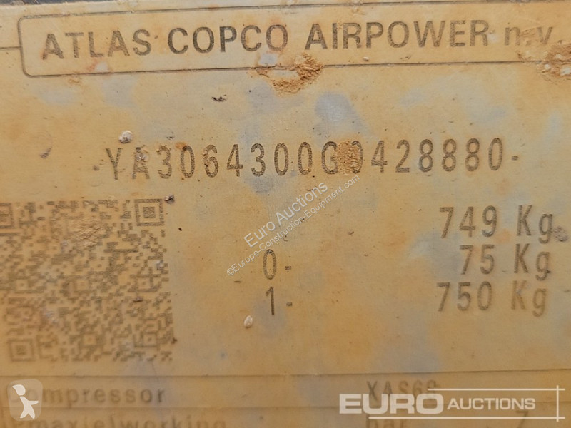 Materiaal voor de bouw Atlas Copco XAS68