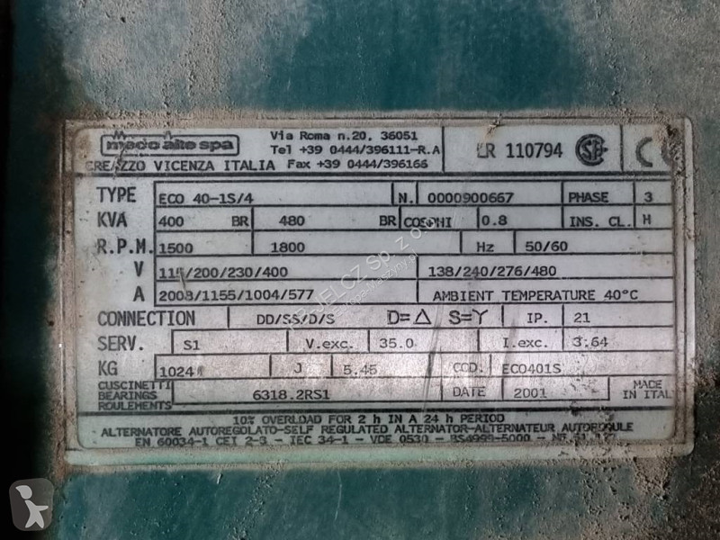 Entreprenørmaskiner Volvo Agregat, Generator...