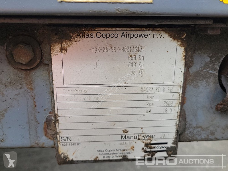 Materiaal voor de bouw Atlas Copco XAS37