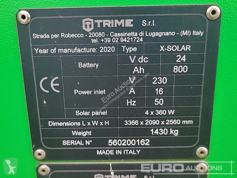 Materiaal voor de bouw  X SOLAR