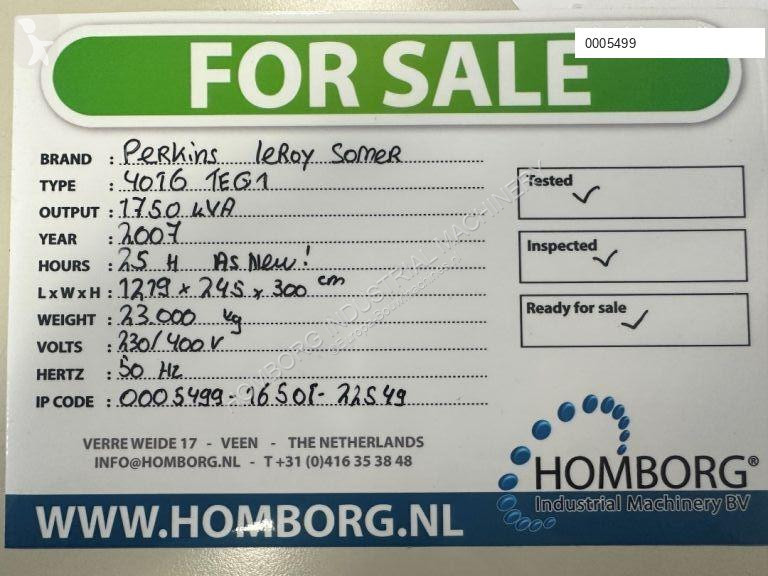 Materiaal voor de bouw Perkins 4016 TEG1 Leroy...