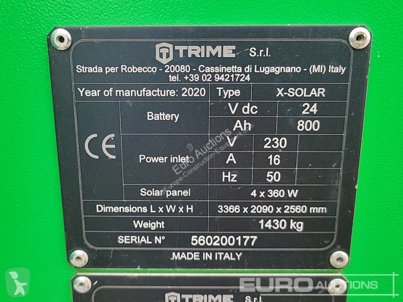 Materiaal voor de bouw  X SOLAR