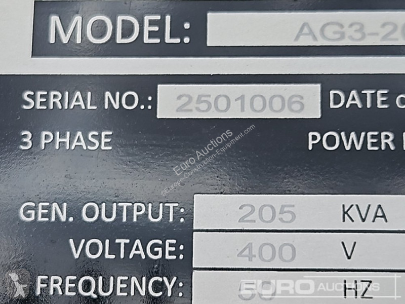 Material de obra  AG3-205R