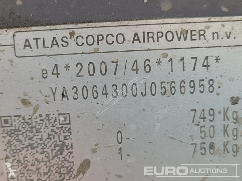 Materiaal voor de bouw Atlas Copco XAS68
