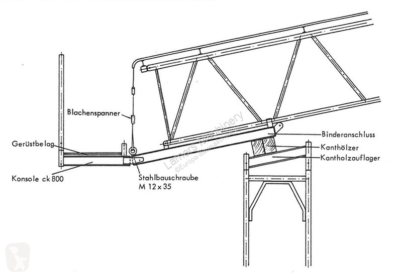 Stavebný stroj  Modulaire Overkapping