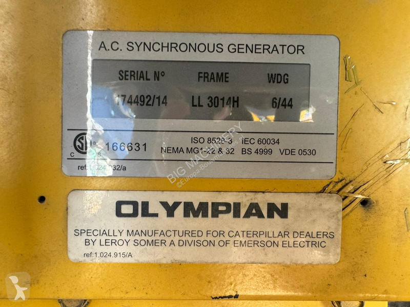 Materiaal voor de bouw Olympian GEP165 150kVA...