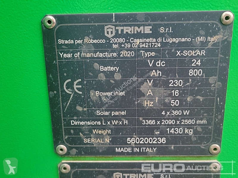 Materiaal voor de bouw  X SOLAR