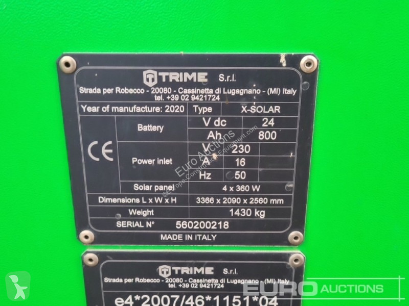 Materiaal voor de bouw  X SOLAR