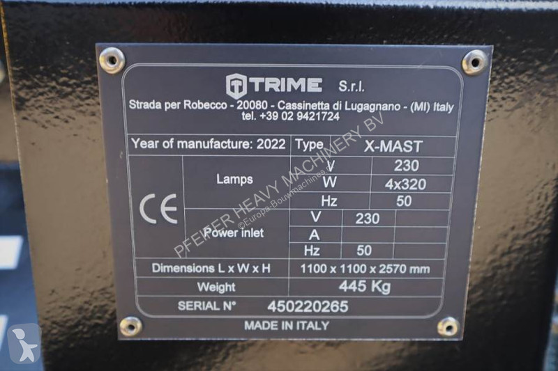 آلة لمواقع البناء  X-Mast 4 × 320W Valid...