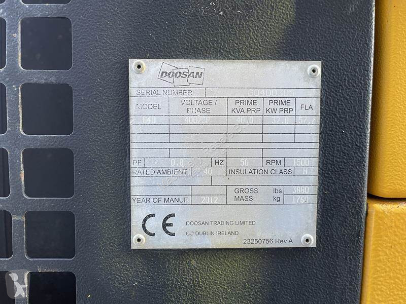Matériel de chantier Doosan G 40