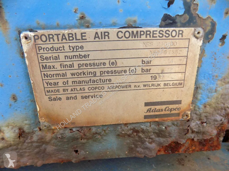 Materiaal voor de bouw Atlas Copco XRS 210 DD...