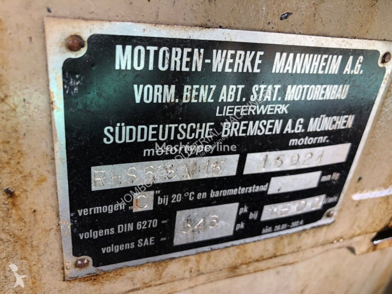 Materiaal voor de bouw MWM RHS 618 V16 AvK 470...