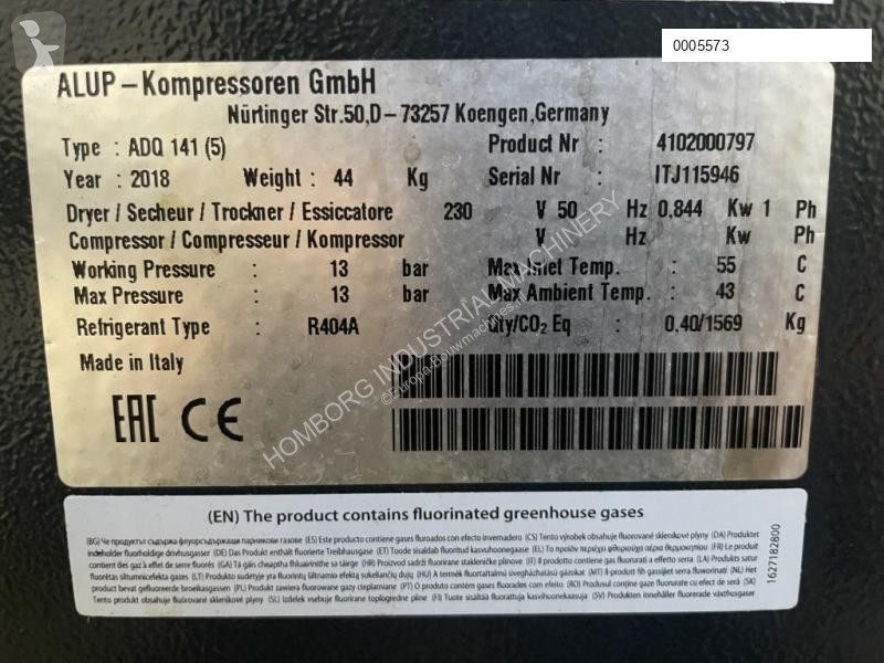 Entreprenørmaskiner Alup Kompressoren ADQ 141...