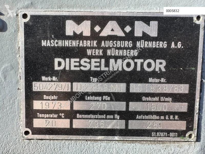 Stavební vybavení MAN D2858 MT AvK 250 kVA...