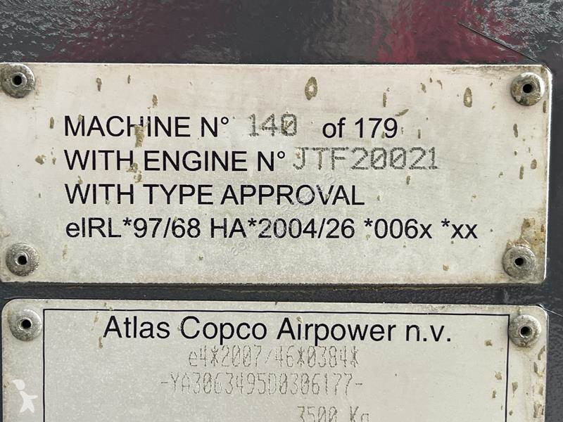 Materiaal voor de bouw Atlas Copco XAHS 347 CD - N