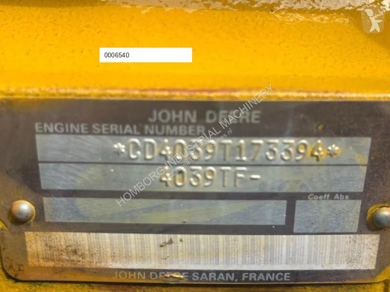 Materiaal voor de bouw John Deere 4039 TF...
